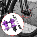 Maxbell XM490 Bike Hub Rear MTB Hub Disc Brake 6Pawls 72HD MTB Hub for Bike Purple