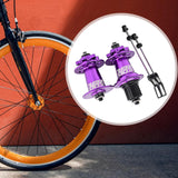 Maxbell XM490 Bike Hub Rear MTB Hub Disc Brake 6Pawls 72HD MTB Hub for Bike Purple