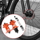 Maxbell XM490 Bike Hub Rear MTB Hub Disc Brake 6Pawls 72HD MTB Hub for Bike Orange