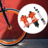 Maxbell XM490 Bike Hub Rear MTB Hub Disc Brake 6Pawls 72HD MTB Hub for Bike Orange