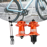 Maxbell XM490 Bike Hub Rear MTB Hub Disc Brake 6Pawls 72HD MTB Hub for Bike Orange