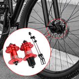 Maxbell XM490 Bike Hub Rear MTB Hub Disc Brake 6Pawls 72HD MTB Hub for Bike Red