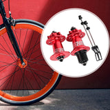 Maxbell XM490 Bike Hub Rear MTB Hub Disc Brake 6Pawls 72HD MTB Hub for Bike Red