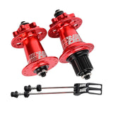 Maxbell XM490 Bike Hub Rear MTB Hub Disc Brake 6Pawls 72HD MTB Hub for Bike Red