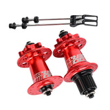 Maxbell XM490 Bike Hub Rear MTB Hub Disc Brake 6Pawls 72HD MTB Hub for Bike Red