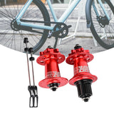 Maxbell XM490 Bike Hub Rear MTB Hub Disc Brake 6Pawls 72HD MTB Hub for Bike Red