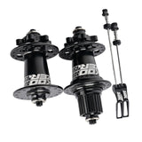 Maxbell XM490 Bike Hub Rear MTB Hub Disc Brake 6Pawls 72HD MTB Hub for Bike Black