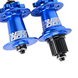 Maxbell XM490 Bike Hub Rear MTB Hub Disc Brake 6Pawls 72HD MTB Hub for Bike Blue