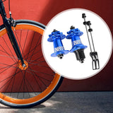 Maxbell XM490 Bike Hub Rear MTB Hub Disc Brake 6Pawls 72HD MTB Hub for Bike Blue