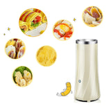 Maxbell Automatic Egg Roll Maker Electric Eggs Sausage Boiler  Light Yellow