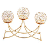 Maxbell Crystal Candle Holders 3 Arms Table Candelabras Buffet Cabinet Candelabra