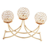 Maxbell Crystal Candle Holders 3 Arms Table Candelabras Buffet Cabinet Candelabra