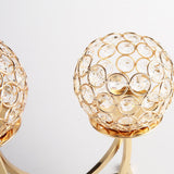 Maxbell Crystal Candle Holders 3 Arms Table Candelabras Buffet Cabinet Candelabra