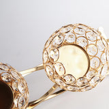 Maxbell Crystal Candle Holders 3 Arms Table Candelabras Buffet Cabinet Candelabra