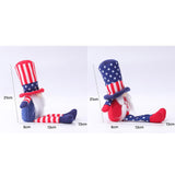 Maxbell Patriotic Gnomes Doll Tomte Plush Dolls Figurines Toys Handmade Decorations