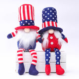 Maxbell Patriotic Gnomes Doll Tomte Plush Dolls Figurines Toys Handmade Decorations