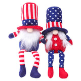 Maxbell Patriotic Gnomes Doll Tomte Plush Dolls Figurines Toys Handmade Decorations