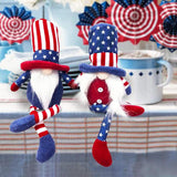 Maxbell Patriotic Gnomes Doll Tomte Plush Dolls Figurines Toys Handmade Decorations