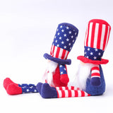 Maxbell Patriotic Gnomes Doll Tomte Plush Dolls Figurines Toys Handmade Decorations