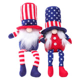 Maxbell Patriotic Gnomes Doll Tomte Plush Dolls Figurines Toys Handmade Decorations