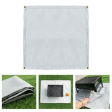 Maxbell Fireproof Mat Fire Pit Pad Deck Protect Your Lawn from Fire Burn 80x80cm