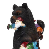 Maxbell Resin Bear Statue Lawn Pathway Park Novelty Sculpture Shelf Desktop Figurine