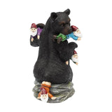 Maxbell Resin Bear Statue Lawn Pathway Park Novelty Sculpture Shelf Desktop Figurine