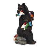 Maxbell Resin Bear Statue Lawn Pathway Park Novelty Sculpture Shelf Desktop Figurine