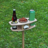 Maxbell Outdoor Folding Table Portable Outdoor Garden Beach Picnic Wine Rack Style 2