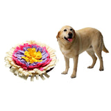 Maxbell Pet Puppy Dog Snuffle Mat Nose Work Slow Feeder Foraging Skill Beige