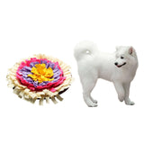 Maxbell Pet Puppy Dog Snuffle Mat Nose Work Slow Feeder Foraging Skill Beige