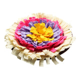 Maxbell Pet Puppy Dog Snuffle Mat Nose Work Slow Feeder Foraging Skill Beige