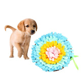 Maxbell Pet Puppy Dog Snuffle Mat Nose Work Slow Feeder Foraging Skill Light Blue