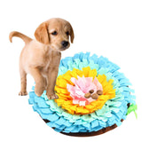 Maxbell Pet Puppy Dog Snuffle Mat Nose Work Slow Feeder Foraging Skill Light Blue