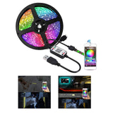 Maxbell LED Strip Lights TV Backlight 1/2/3/4/5M RGB USB Colored Changing 3Meters