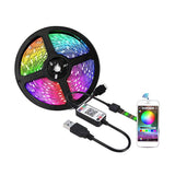 Maxbell LED Strip Lights TV Backlight 1/2/3/4/5M RGB USB Colored Changing 3Meters