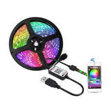 Maxbell LED Strip Lights TV Backlight 1/2/3/4/5M RGB USB Colored Changing 3Meters