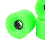 Maxbell 4Pcs Skateboard Wheels Set Replacement PU Roller 78A Longboard Parts Green