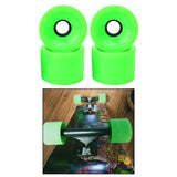 Maxbell 4Pcs Skateboard Wheels Set Replacement PU Roller 78A Longboard Parts Green