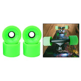 Maxbell 4Pcs Skateboard Wheels Set Replacement PU Roller 78A Longboard Parts Green