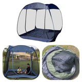 Maxbell Portable Screen House Room Camping Tent Outdoor Canopy Pop Up Gazebo Blue