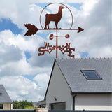 Maxbell Alpaca Weather Vane Wind Direction Indicator Outdoor Barn Silhouettes Decor