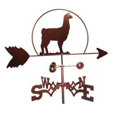 Maxbell Alpaca Weather Vane Wind Direction Indicator Outdoor Barn Silhouettes Decor