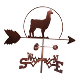 Maxbell Alpaca Weather Vane Wind Direction Indicator Outdoor Barn Silhouettes Decor