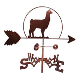 Maxbell Alpaca Weather Vane Wind Direction Indicator Outdoor Barn Silhouettes Decor