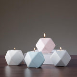 Maxbell Ceramic Candle Holders Tealight Candle Holder Candle Centerpieces for Tables