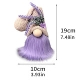 Maxbell 40cm Gnome Doll Purple Faceless Elf Plush Toy Ornament Child Companion Craft