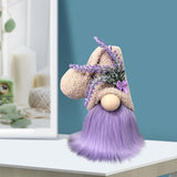 Maxbell 40cm Gnome Doll Purple Faceless Elf Plush Toy Ornament Child Companion Craft