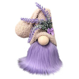 Maxbell 40cm Gnome Doll Purple Faceless Elf Plush Toy Ornament Child Companion Craft