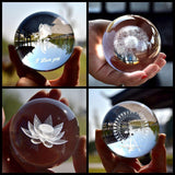 Photography Crystal Ball Sphere Decoration Photo Prop Lens Ball 100mm